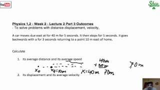 Physics 1,2: Week 2 - Lecture 3