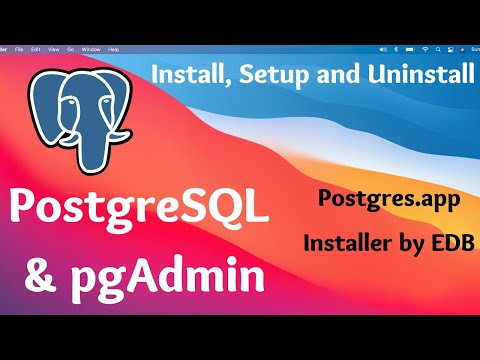How to install PostgreSQL on Mac OS | Install and Uninstall PostgreSQL Database
