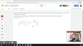 Algebra 1 - Function Notation - Example 5