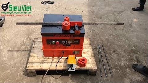 Máy Uốn Sắt UD25N Nhật Bản (Điện 220V, 1 Pha)