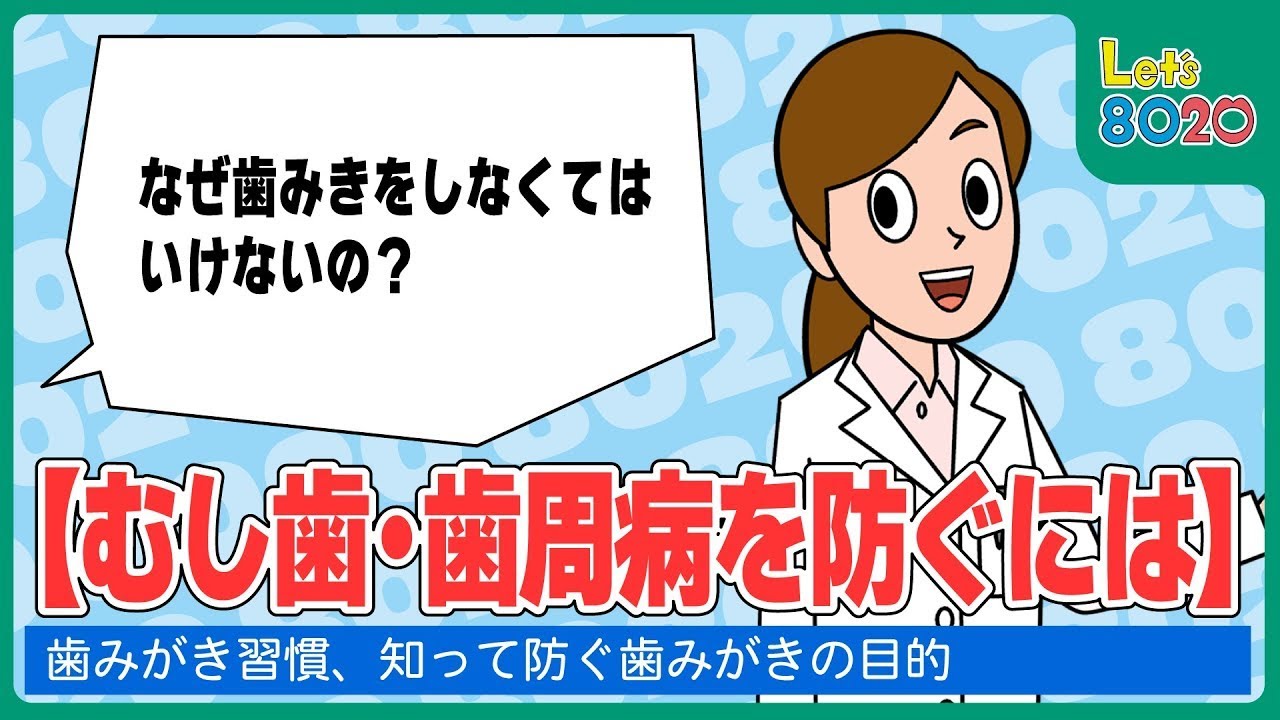 8020】むし歯・歯周病を防ぐには - YouTube