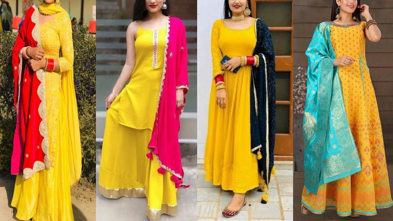 Vibrant Yellow Color Indian Ethnic Kurti For Casual Wear (K357)– PAAIE