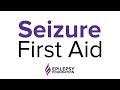 Seizurefirstaid  what to do in the event of a seizure