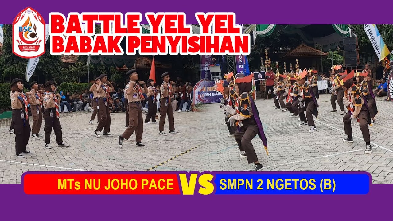 Battle Yel Yel Pramuka Penggalang MTs NU Joho VS SMPN 2 Ngetos