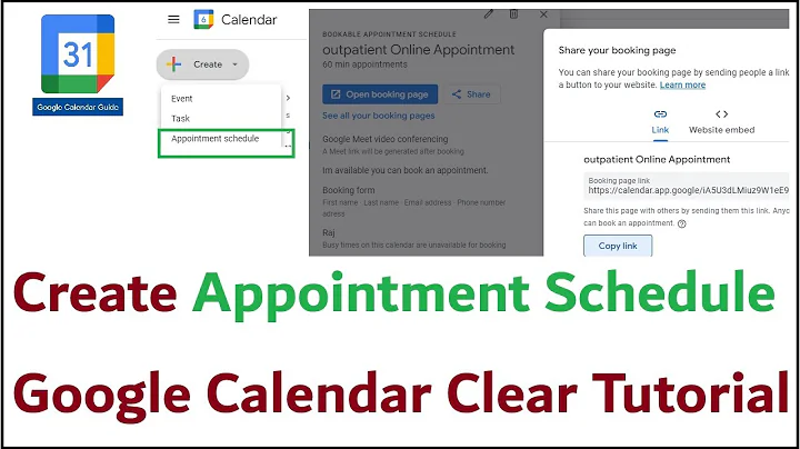 How To Create Appointment Schedule In Google Calendar Full Tutorial