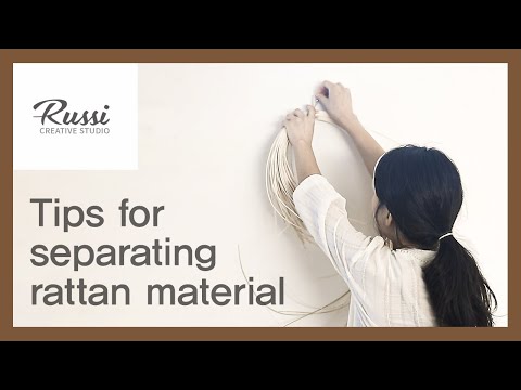 라탄 기초 재료 준비 & 소분 Q&A[라탄공예] 취미수업 온라인클래스32. Rattan Craft : Tips for separating rattan material, 라탄재료