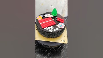 Yespesale diwali cake decorating ideas #chocolate diwali cake #cake#ytshorts #shortsfeed #viralvideo