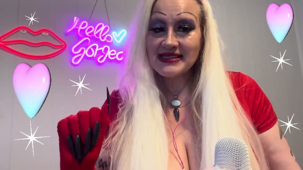 Bimbo Asmr💄 уделяет вам личное внимание|массаж кожи головы|расчесывает волосы|наносит помаду #y2k...