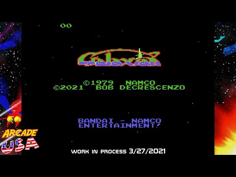 Video Galaxian! (Atari 7800 Homebrew WIP) - youtube