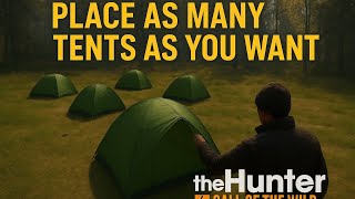 Tent Glitch – Place as Many Tents as You Want on One Map in the hunter call of the wild