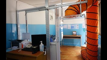 Phòng khám sàng lọc Covid với hệ thống hút -  lọc khí tuần hoàn lưu động