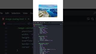 image overlay effect using html and css #coding #html #cssanimations