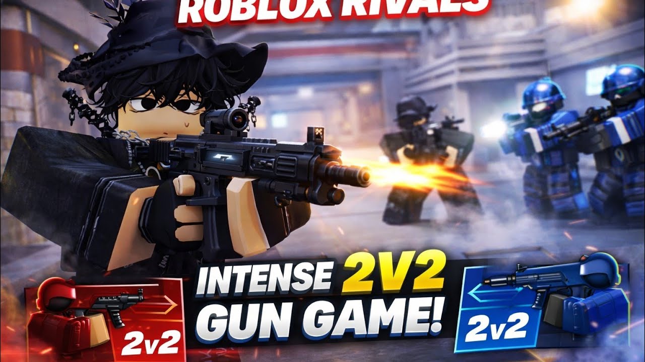 INSANE 2v2 GUN FIGHT in RIVALS 😈🔥 | Roblox Rivals Gameplay - YouTube