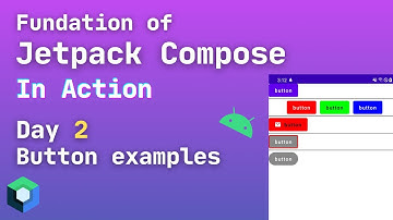android compose button | android compose tutorial | android jetpack compose step by step | day 2