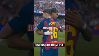 l'arbitre Qui aurait diriger le match du fc Barcelone vs Atletico de Madrid #viral #viscabarca #ba