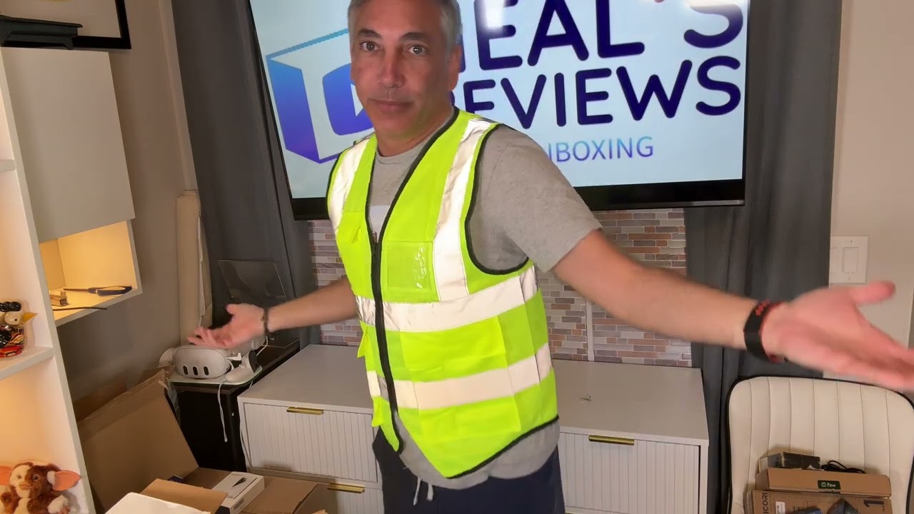 Bright Safety Vest Review & Unboxing    4K