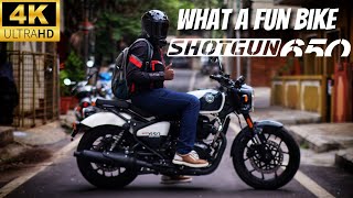 SHOTGUN 650 WHAT A FUN BIKE MAN 🔥🤯 | Ride review | #royalenfield #shotgun650 #review #walkaround