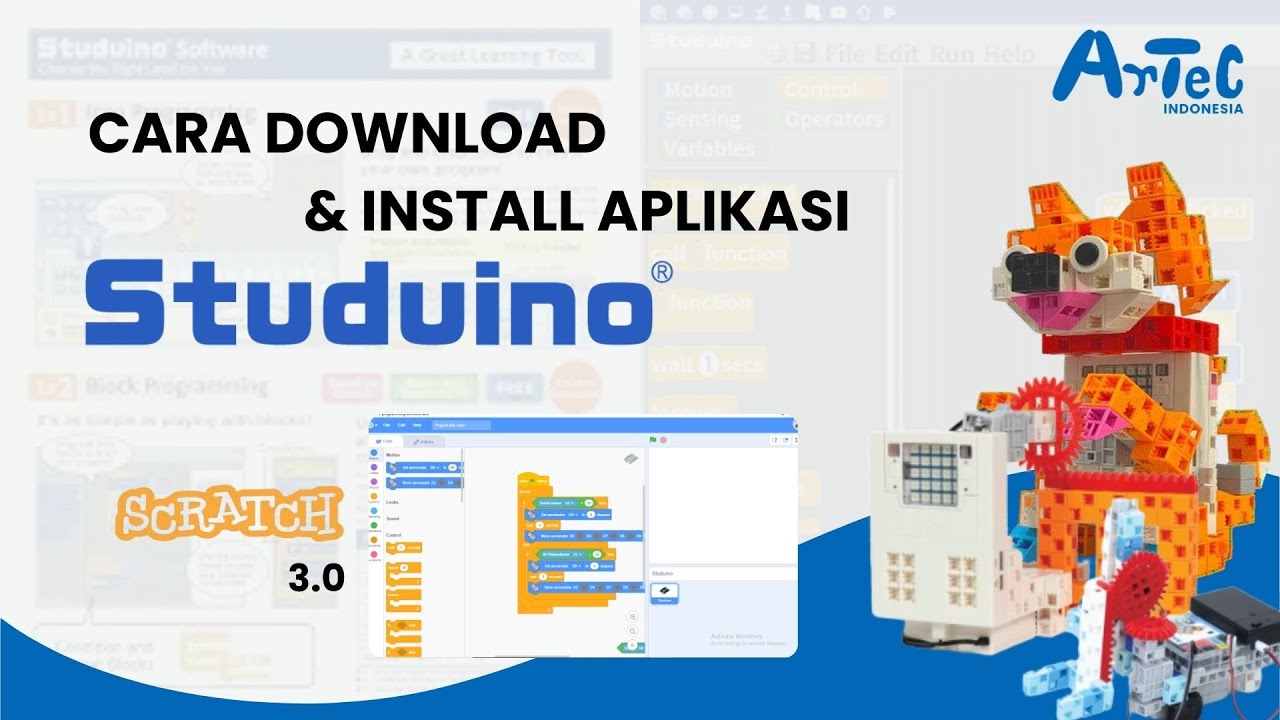 Cara Download & Install Software Studuino 1.0 - YouTube