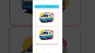 Only 1% People Can Find The 3 Differences? | Sharp Eyes 🚑 #159 #New #shorts #kids #puzzles #ytshorts