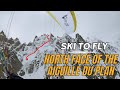 Skiing the North face of the Aiguille du Plan