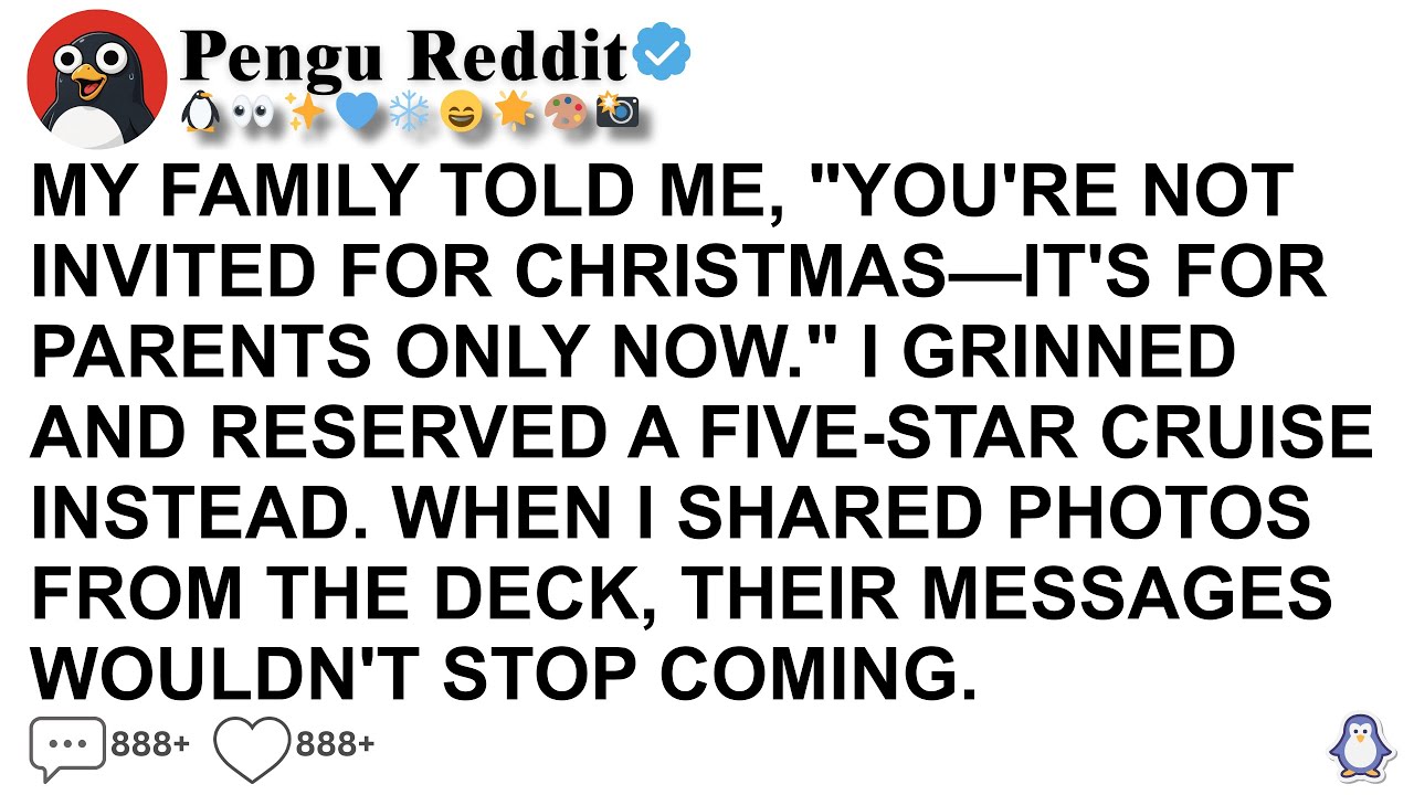 [Full Story] MY FAMILY TOLD ME, YOU'RE NOT INVITED FOR CHRISTMAS—IT'S FOR PARENTS ONLY NOW  I GRINNE