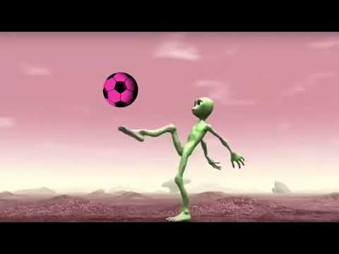 Learn colors with Green Alien Dame tu cosita FIFA Version 2050 with Colored Soccer Balls