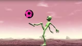 Learn colors with Green Alien Dame tu cosita FIFA Version 2050 with Colored Soccer Balls Resimi