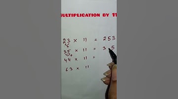 Multiplication by 11 short tricks #maths #mathstricks #shorttricks #calculation #ytshorts #trending