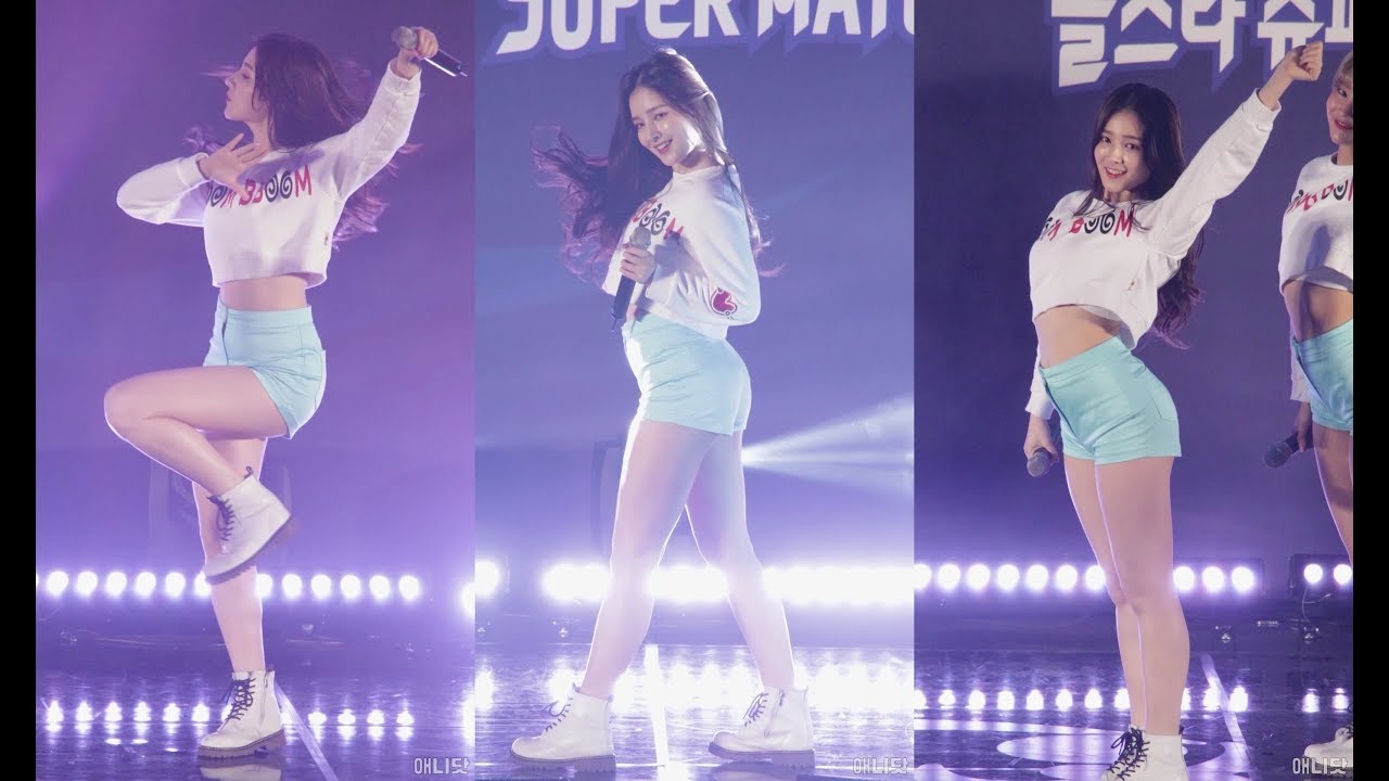 180408 모모랜드 (MOMOLAND) 낸시 직캠 - 뿜뿜 (여자배구 올스타전) By 애니닷