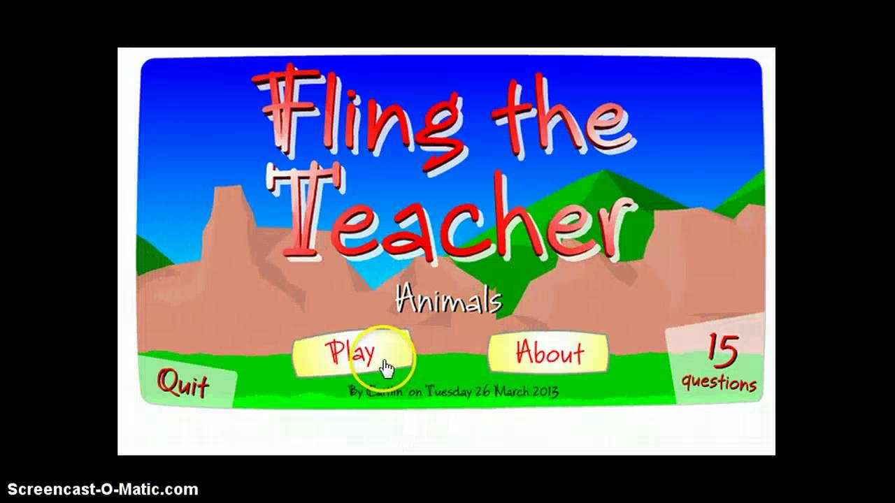 How to Fling the Teacher - YouTube