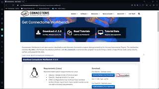 Human Connectome: Download and Install
