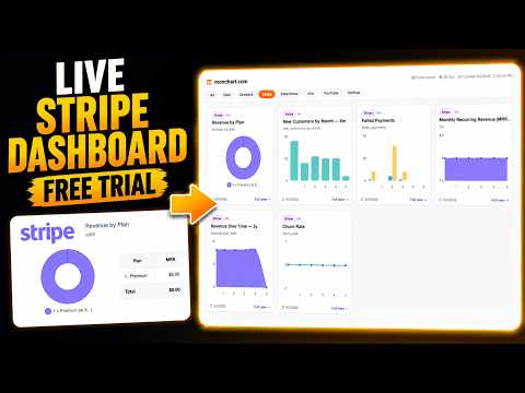How to Build a Live Publishable Stripe Dashboard | Stripe Analytics & Revenue Charts (Free Trial)