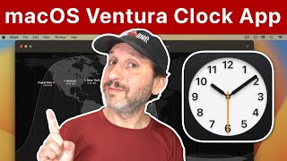 The New macOS Ventura Clock App screenshot 4