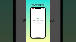 How To Lock And Unlock Chats On Whatsapp Tips One