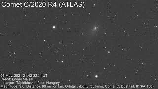 Comet C/2020 R4 (ATLAS) animation - May 03, 2021
