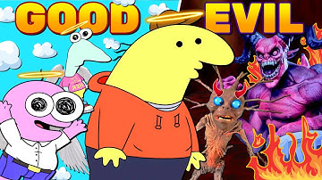 Smiling Friends Characters: Good to Evil 😃