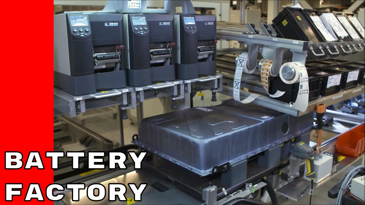 Mercedes Battery Production Factory - YouTube
