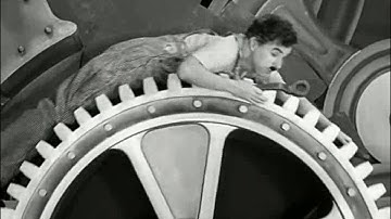 Hề Sác Lơ. Charlie Chaplin, Modern Times 1936 Part 2 HD