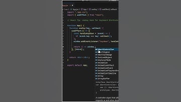 Re React Tip# UseKey Hook for Keyboard Shortcuts #TipForToday #WebDev #ResponsiveDesign #CSS