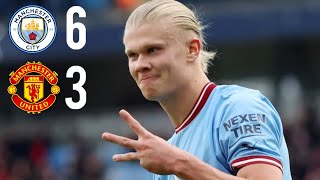 Erling Haaland was key 🔑 for Manchester City | Man City 6-3 Man United 2022.10.02