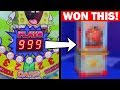 PLAYING 999 COINS IN A COIN PUSHER!!