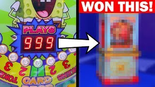 PLAYING 999 COINS IN A COIN PUSHER!!