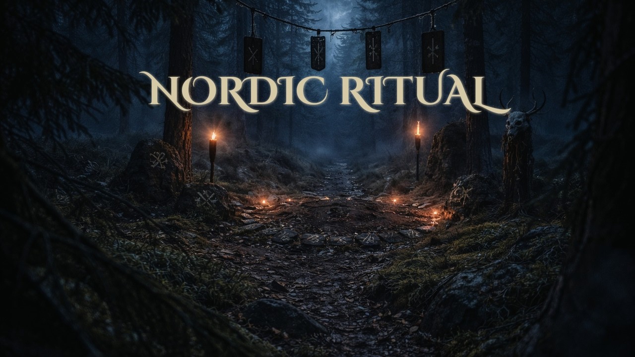 Nordic Ritual Ambient | Dark Forest Meditation Music for Deep Focus, Relaxation and Sleep