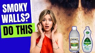 Remove Smoke Damage from Walls in MINUTES (No Repainting Needed)