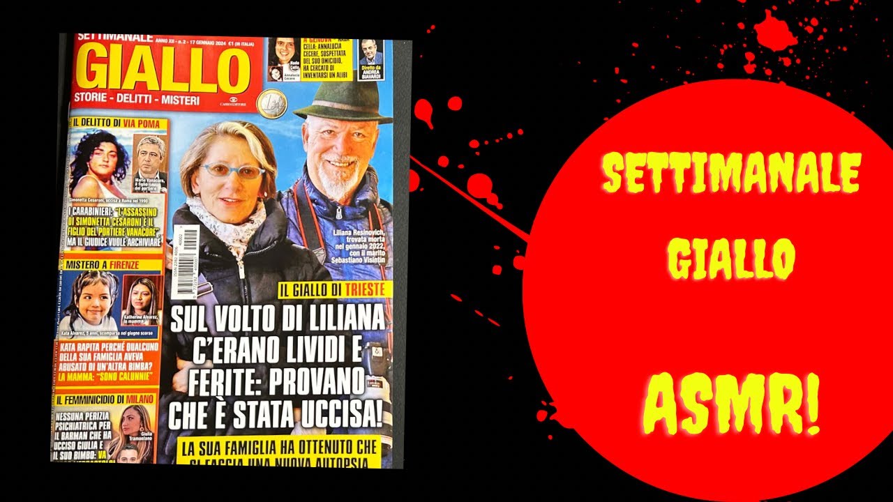 🎧 ASMR / Settimanale Giallo