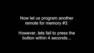 2000 Jeep Grnd Cherokee Remote Programming