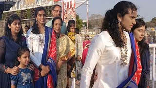 Star Badminton Player PV Sindhu Spotted At Tirumala Temple With Her Family