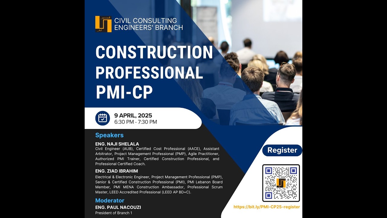 Construction Professional PMI CP 9 april 2025