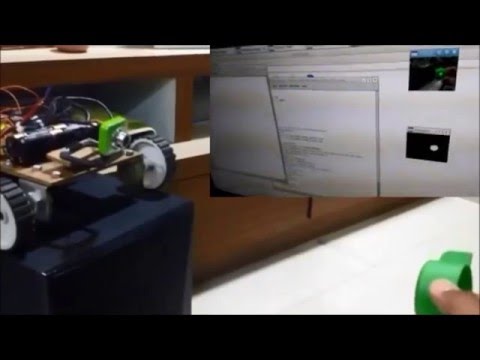 Ball Tracking Robot using Raspberry Pi 2 and OpenCV