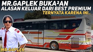 BLAK²AN❗️KLARIFIKASI MR.GAPLEK ALASAN KELUAR DARI PO.BEST PREMIUM | KENAPA HANYA SEBENTAR SAJA❓️